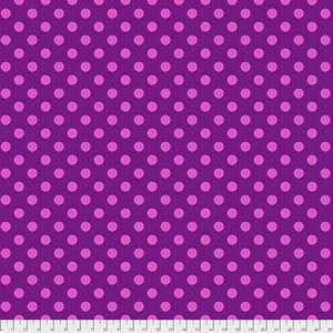 Tula Pink - Pom Poms in Foxglove - Free Spirit Fabrics