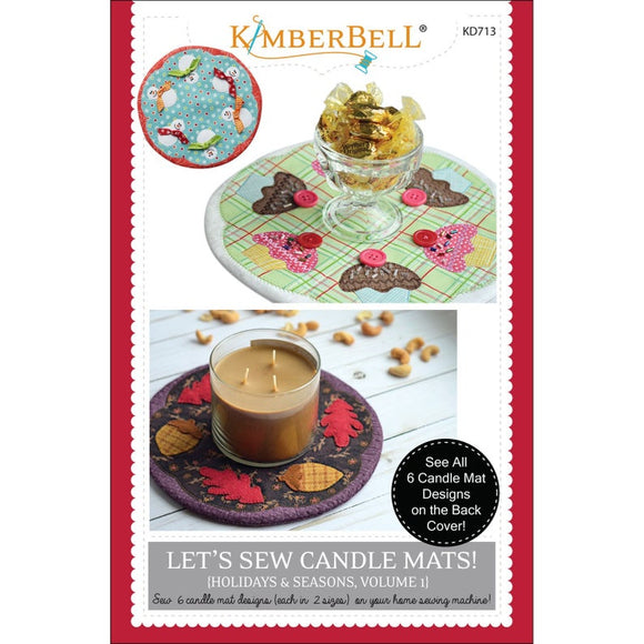 Let's Sew Candle Mats Pattern, KimberBell