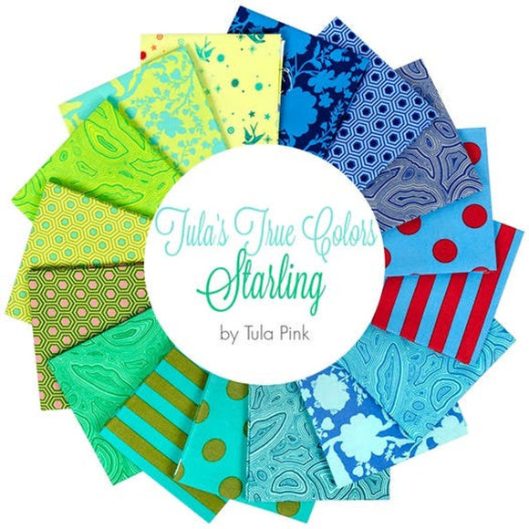 Tula Pink True Colors - Fat Quarters, Starling - from Free Spirit