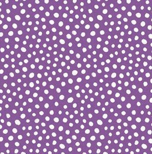 Pixie Patch Purple Dots, Blank Quilting