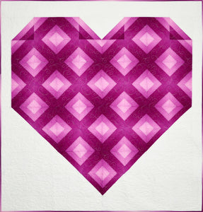 Faceted Ombre Heart - Tiffany Hayes - Needle in a Hayes Stack