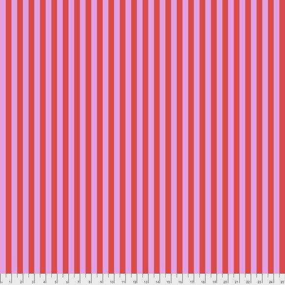 Tula Pink - Tent Stripe in Poppy - Free Spirit Fabrics
