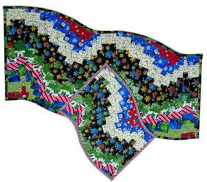 Swirling Table Runner - Quilt Woman