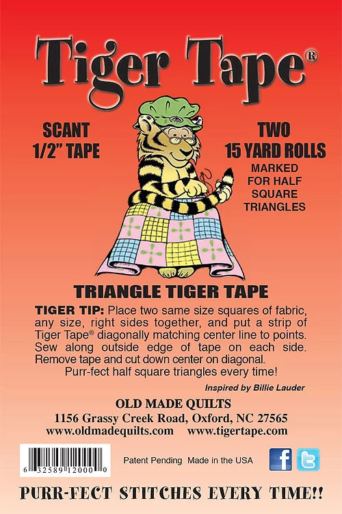 Tiger Tape - Old Made Stitches – Quilting and Crafts by Mercer