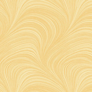Benartex Wave Texture - Yellow